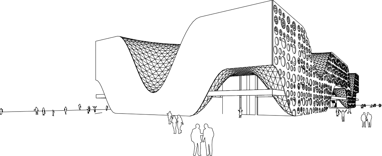 Bâtiment design entreprise