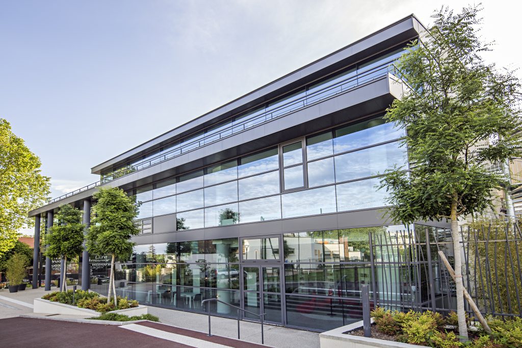 Réalisation Aluminium Thermolaqué Médiathèque de Garches